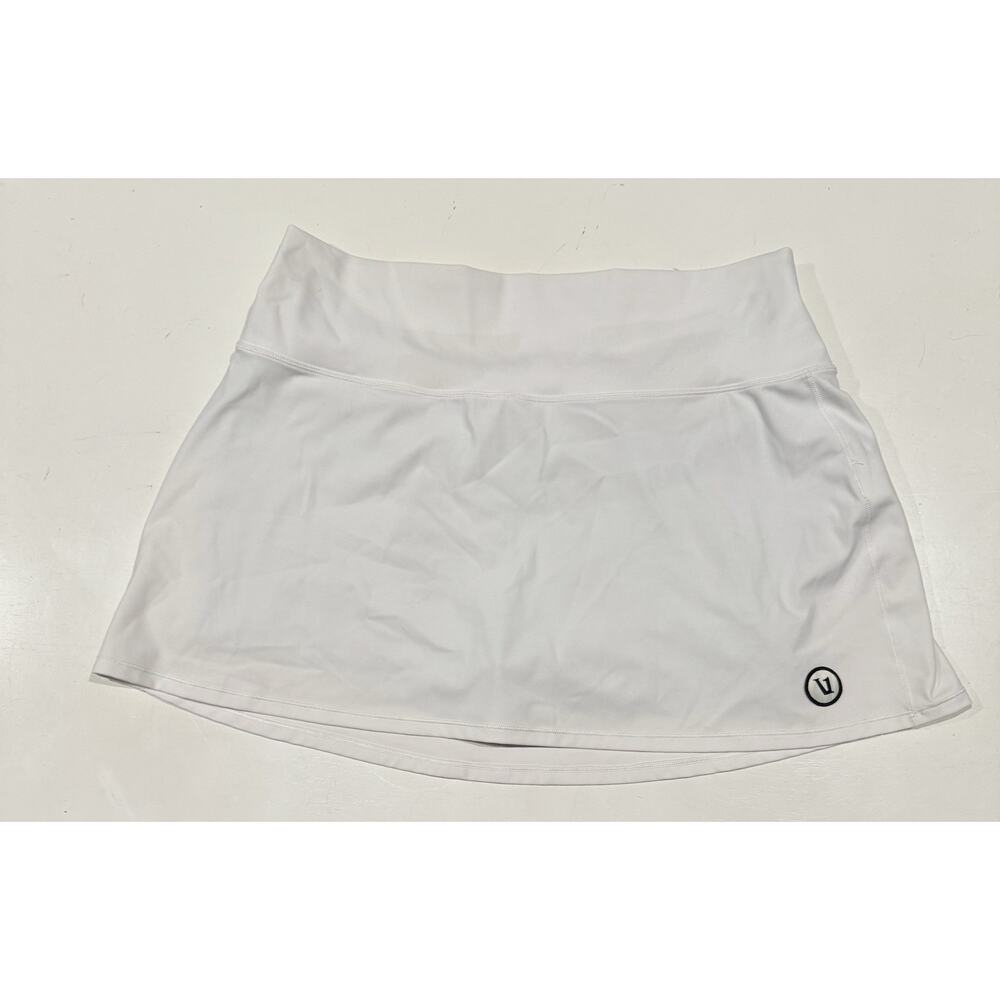 Vuori Womens Volley Skort White Shorts Underneath Tennis Athletic High Waist XL - Picture 3 of 8